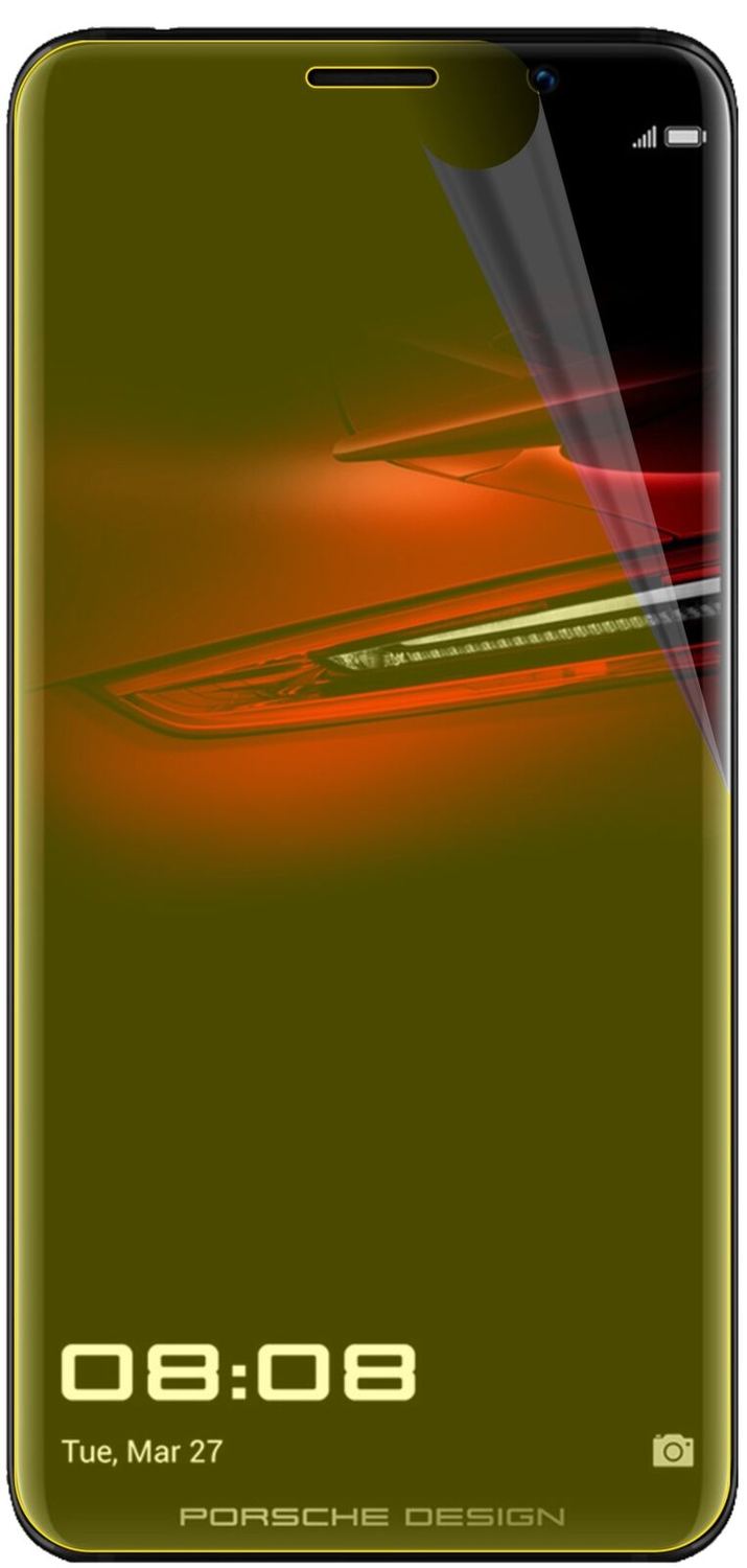 2x Full Cover Screen Protector for Huawei Mate RS Porsche Design – Covers Curved Edges