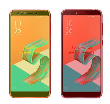 2x Full Cover Screen Protector for Asus Zenfone 5 Lite (ZC600KL) – Covers Curved Edges