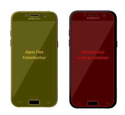 2x 3D Full Cover Screen Protector for Samsung Galaxy A3 (2017)