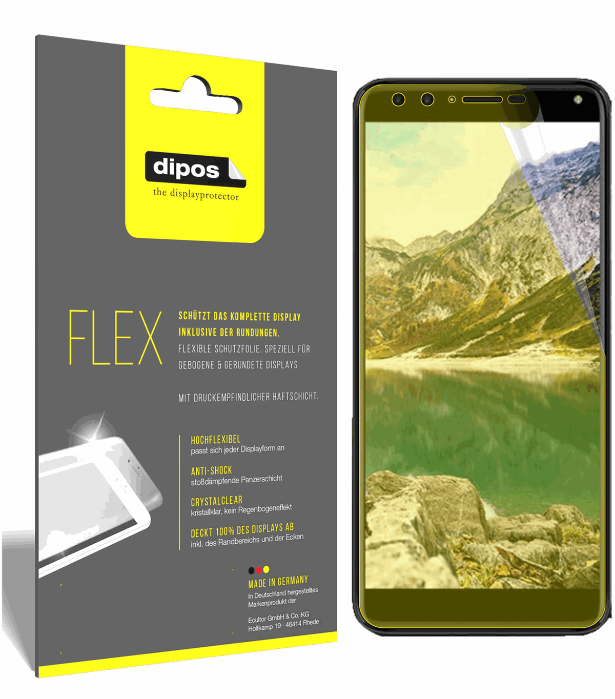 3x Screen Protector for Cherry Mobile Flare S6 Plus Protective Film covers 100%