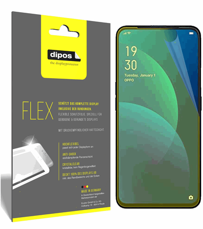 3x Full Cover Screen Protector for Oppo F11 – Covers Curved Edges | dipos