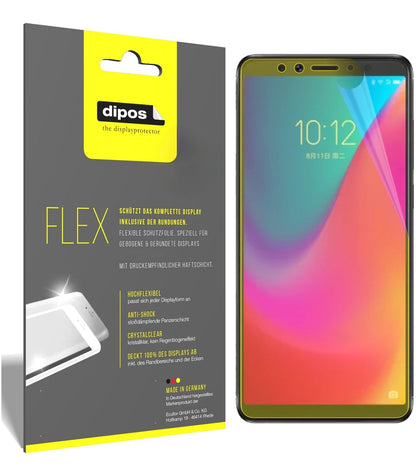 2x Screen Protector for Lenovo K5 Pro Protective Film covers 100% dipos Flex
