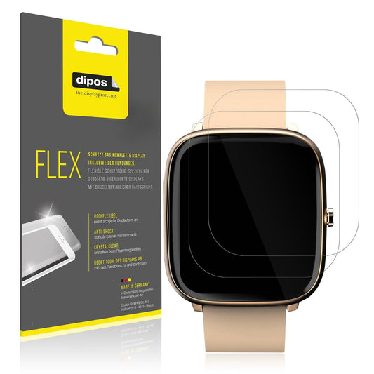 2x Screen Protector for Noise Colorfit Qube O2 Protective Film covers 100% dipos