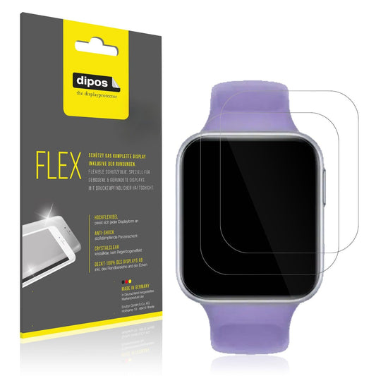 2x Screen Protector for Oppo Watch SE Protective Film covers 100% dipos Flex