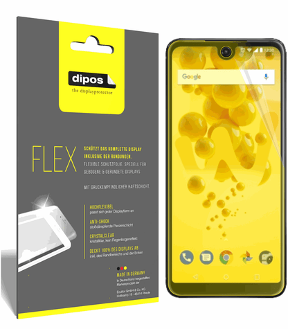 3x Screen Protector for Wiko View 2 Protective Film covers 100% dipos Flex