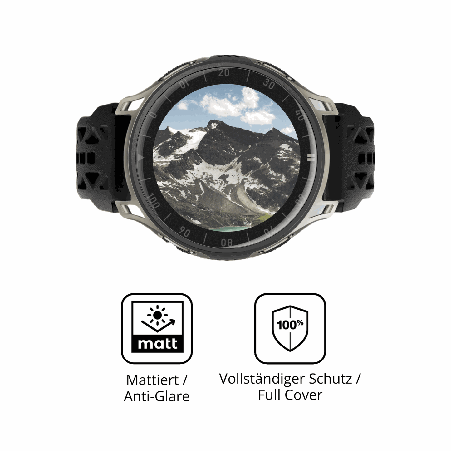 Flexible TPU-Folie passend zugeschnitten für Amazfit Cheetah 2 Pro, vollständige Abdeckung