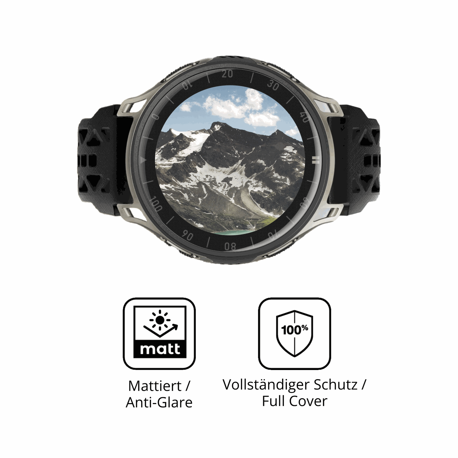 Flexible TPU-Folie passend zugeschnitten für Amazfit Cheetah 2 Pro, vollständige Abdeckung