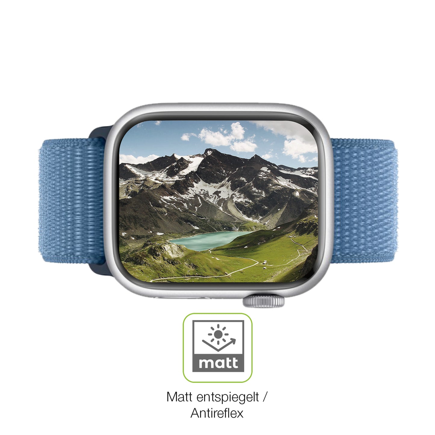 Flexible TPU-Folie passend zugeschnitten für Apple Watch Series 9 41mm, vollständige Abdeckung