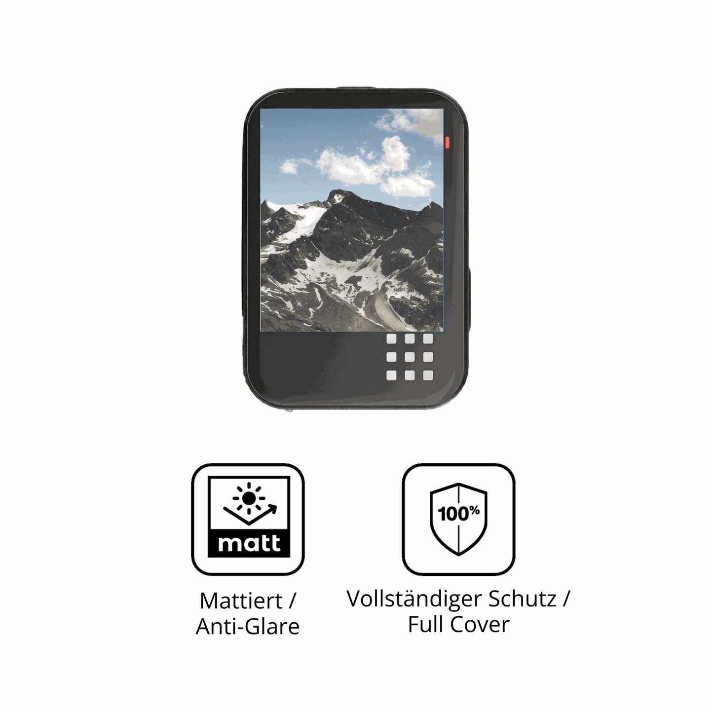 Flexible TPU-Folie passend zugeschnitten für Camlance Q60-M, vollständige Abdeckung