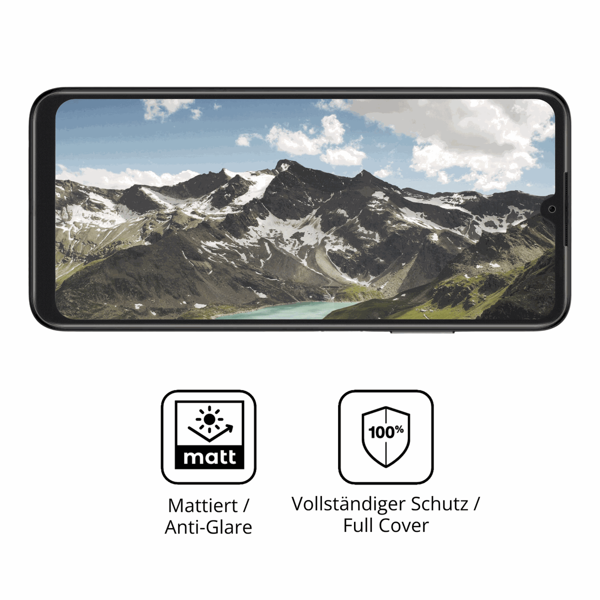 Flexible TPU-Folie passend zugeschnitten für Cricket Icon Plus 2026, vollständige Abdeckung