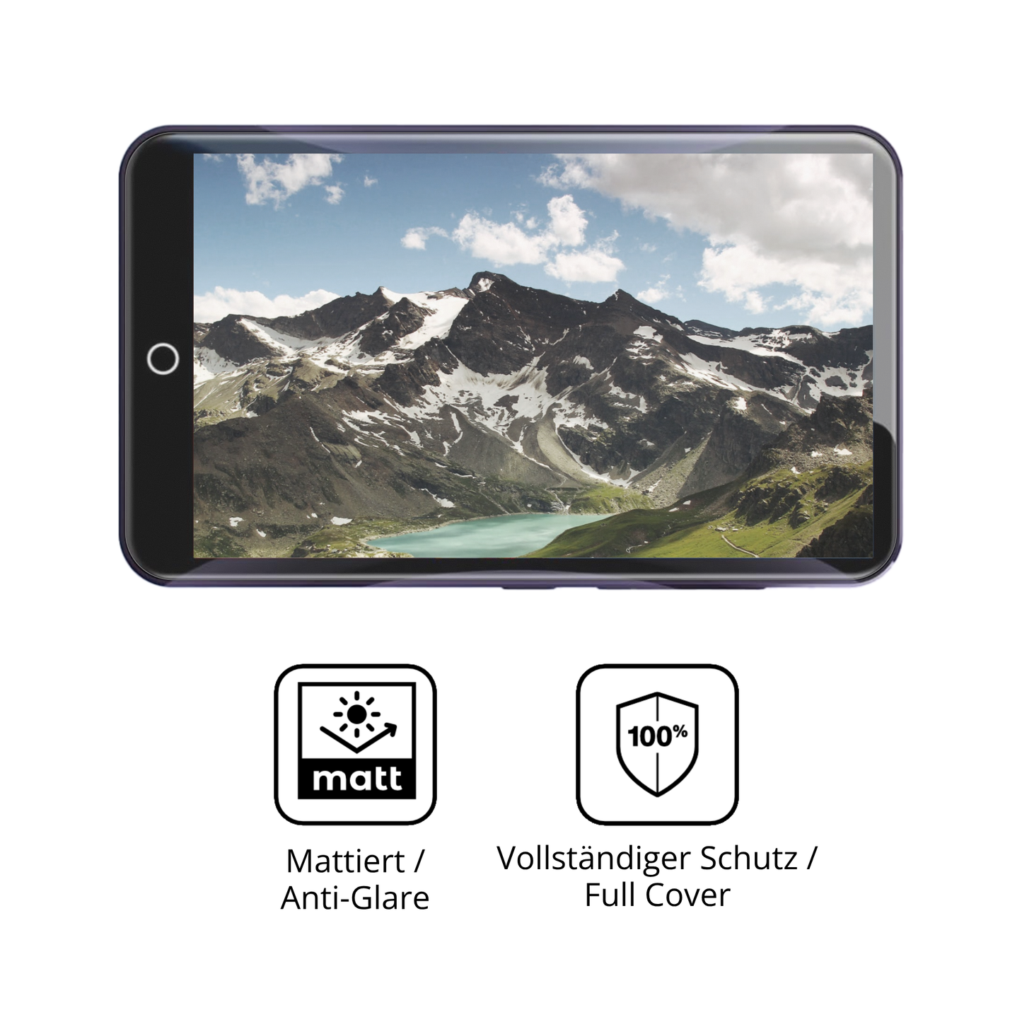 Flexible TPU-Folie passend zugeschnitten für Fanvace EU-M31 MP3-Player, vollständige Abdeckung