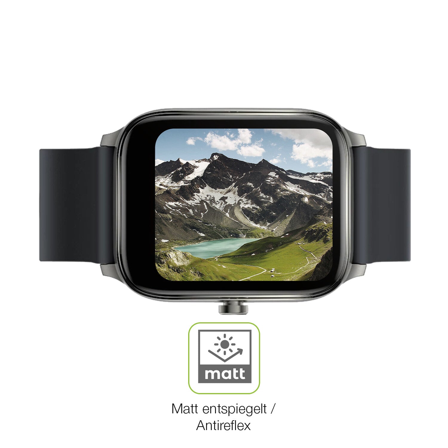 Flexible TPU-Folie passend zugeschnitten für Haylou GST Smartwatch, vollständige Abdeckung