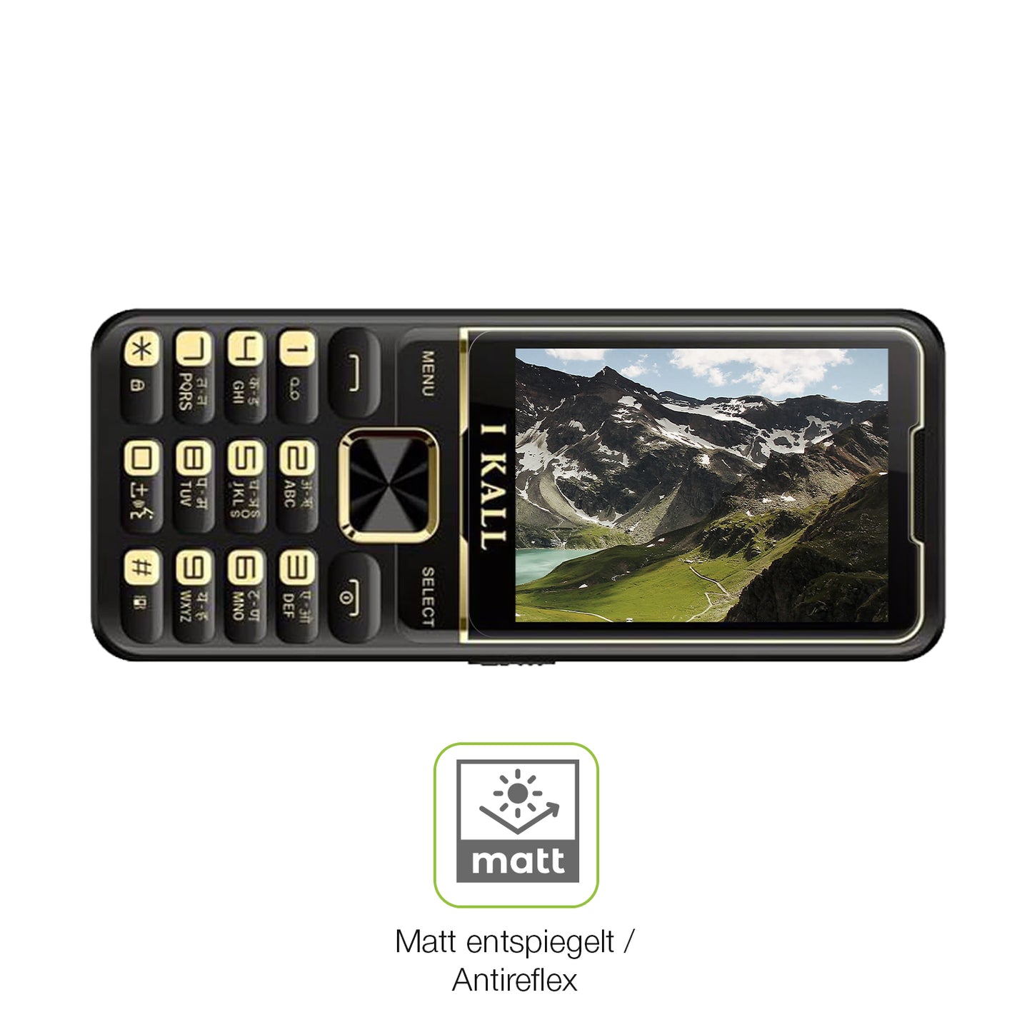 Flexible TPU-Folie passend zugeschnitten für iKall K99 Pro, vollständige Abdeckung