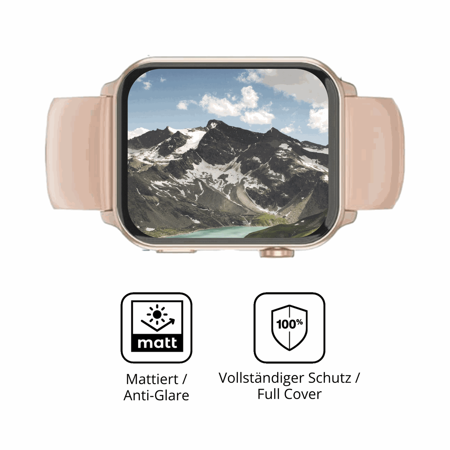 Flexible TPU-Folie passend zugeschnitten für IOWODO Q9, vollständige Abdeckung