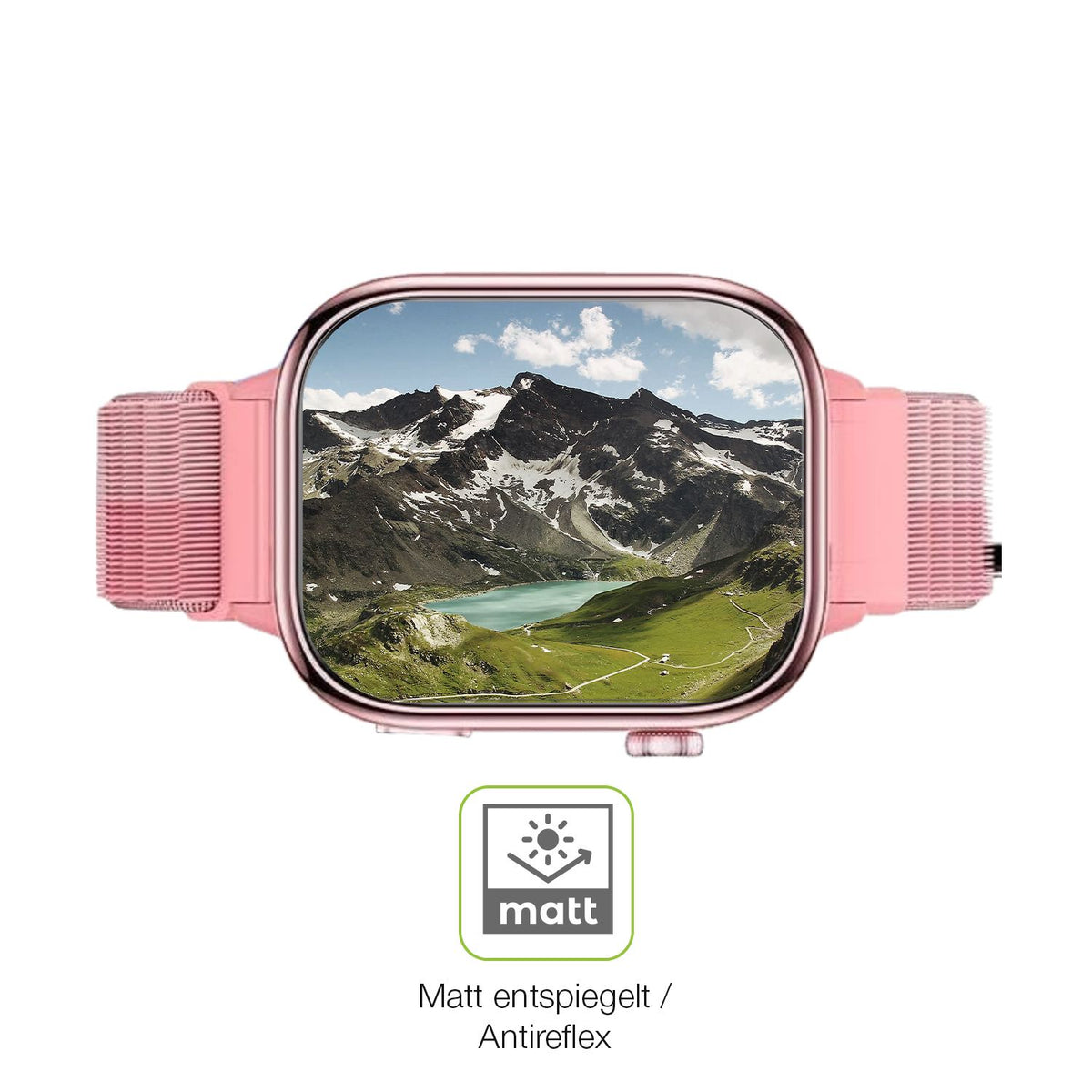 Flexible TPU-Folie passend zugeschnitten für JoJoego Smartwatch Kinder, vollständige Abdeckung