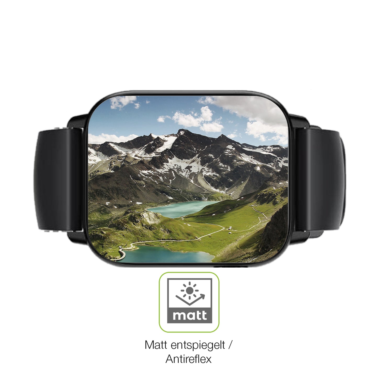 Flexible TPU-Folie passend zugeschnitten für LLKBOHA P72 1.85 Zoll, vollständige Abdeckung