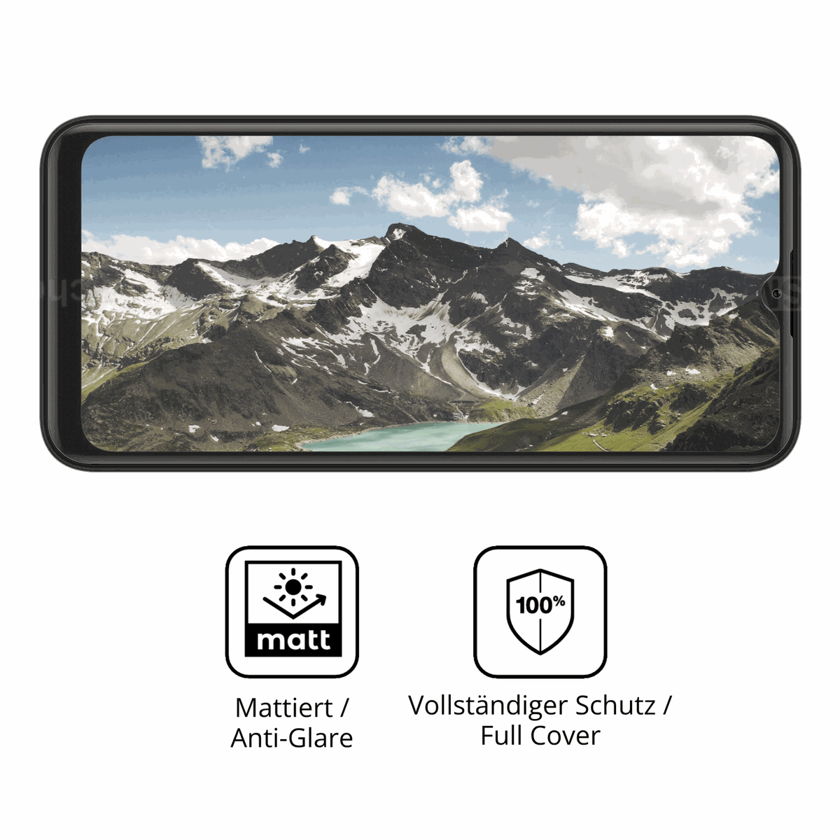 Flexible TPU-Folie passend zugeschnitten für Logicom Aero, vollständige Abdeckung