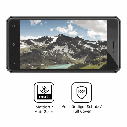 Flexible TPU-Folie passend zugeschnitten für Logicom Ezy, vollständige Abdeckung