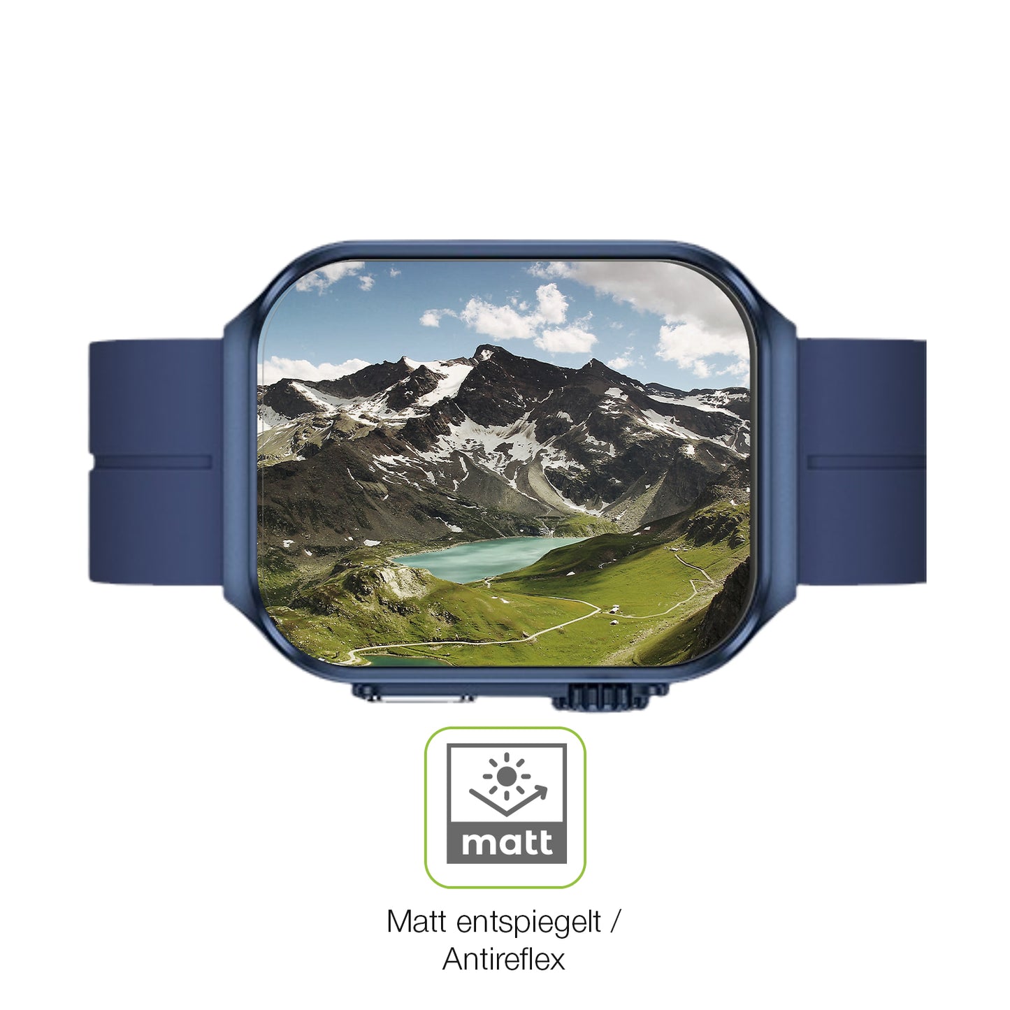 Flexible TPU-Folie passend zugeschnitten für Marsyu 1.56 Zoll, vollständige Abdeckung