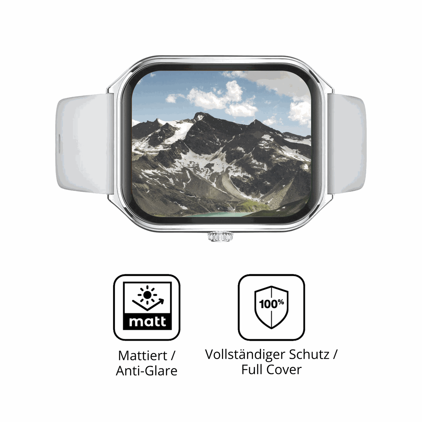 Flexible TPU-Folie passend zugeschnitten f�r MaxCom FW74, vollst�ndige Abdeckung