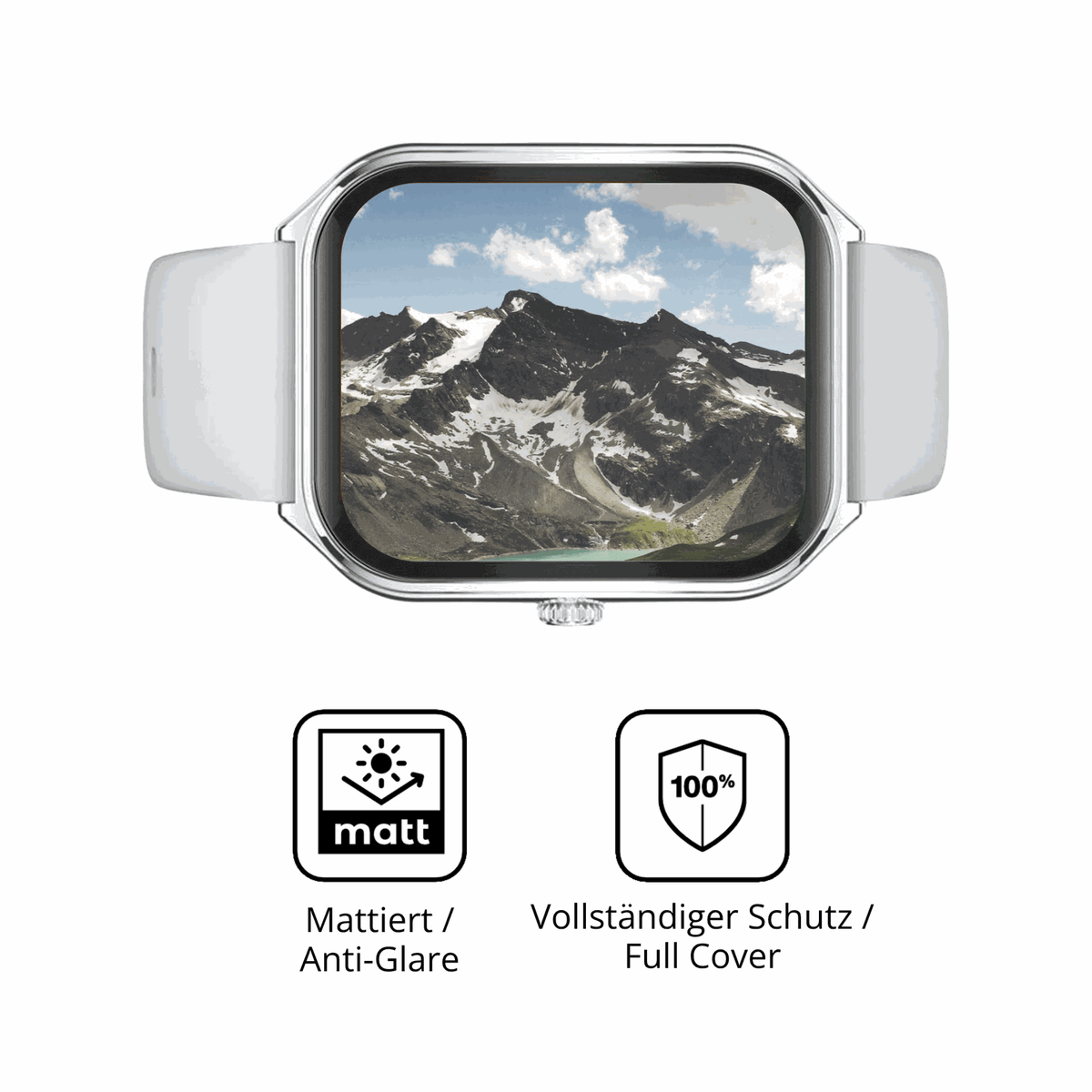 Flexible TPU-Folie passend zugeschnitten f�r MaxCom FW74, vollst�ndige Abdeckung