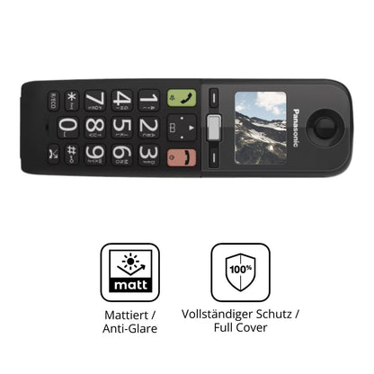 Flexible TPU-Folie passend zugeschnitten für Panasonic KX-TGU130, vollständige Abdeckung