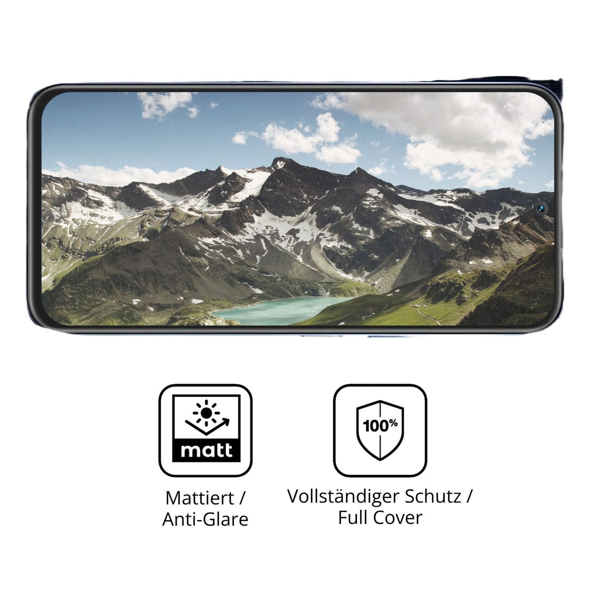 Flexible TPU-Folie passend zugeschnitten für Realme 15x, vollständige Abdeckung
