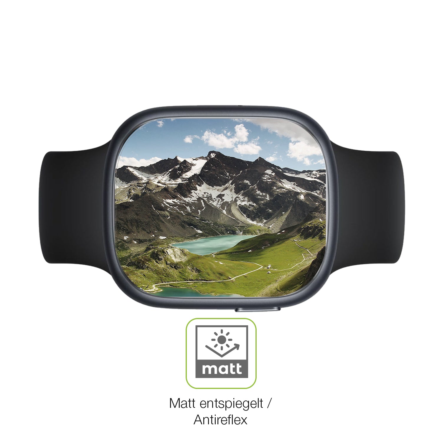 Flexible TPU-Folie passend zugeschnitten für Rollme S1 Smartwatch, vollständige Abdeckung