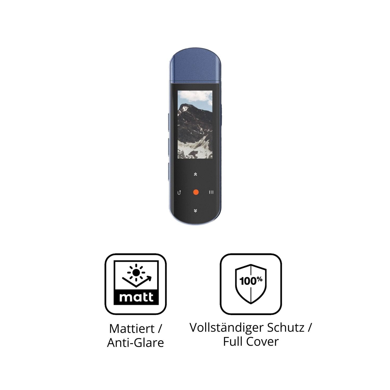 Flexible TPU-Folie passend zugeschnitten für RUIZU X69, vollständige Abdeckung