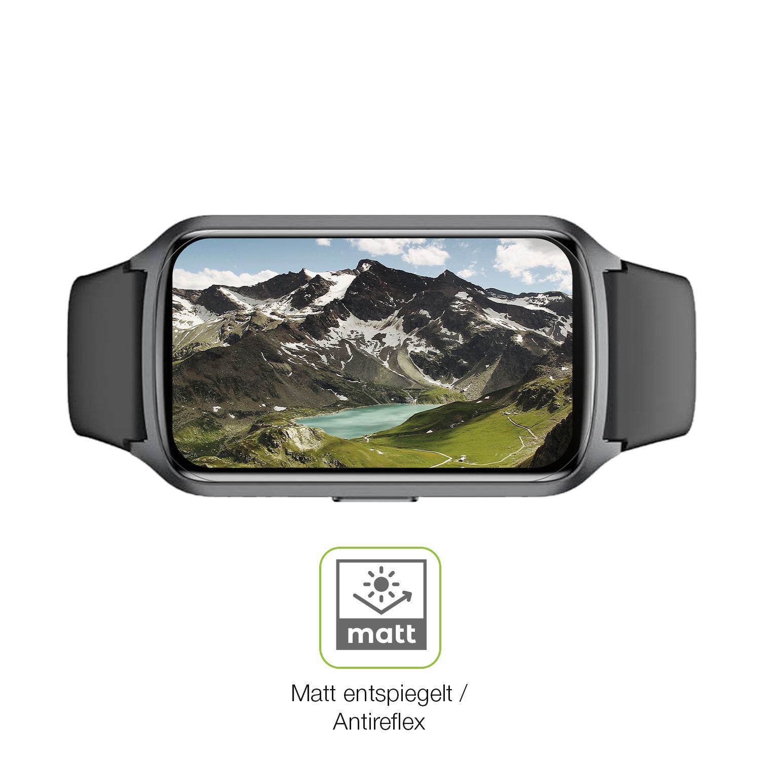 Flexible TPU-Folie passend zugeschnitten für Sanorum Smartwatch 1.47 Zoll, vollständige Abdeckung