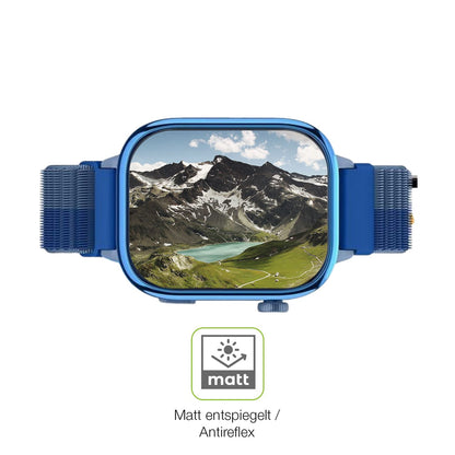 Flexible TPU-Folie passend zugeschnitten für Sanorum T40 4G Smartwatch, vollständige Abdeckung