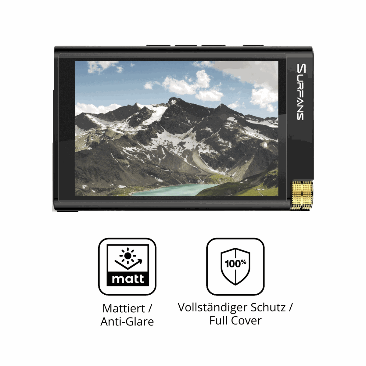 Flexible TPU-Folie passend zugeschnitten für Surfans F28, vollständige Abdeckung