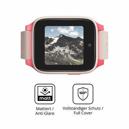 Flexible TPU-Folie passend zugeschnitten für TCL Movetime Kids Watch MT46, vollständige Abdeckung