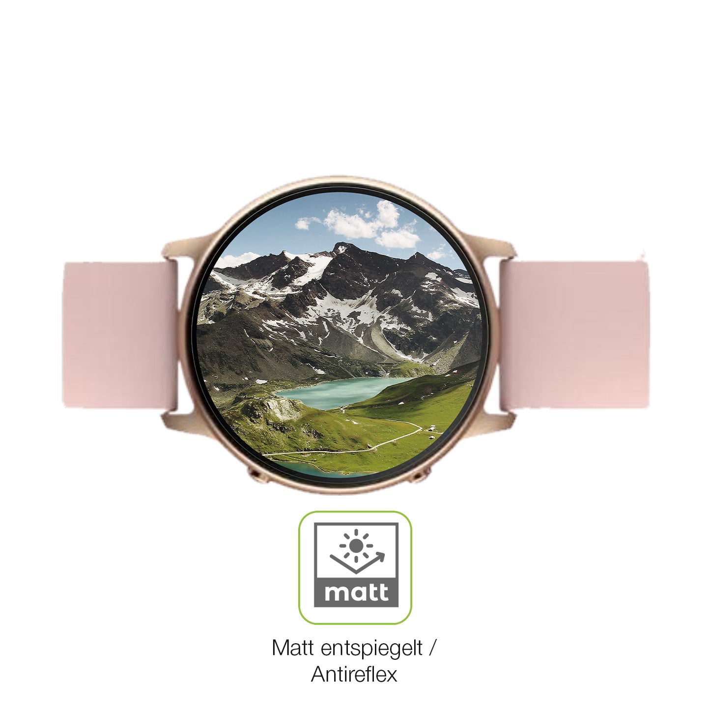 Flexible TPU-Folie passend zugeschnitten für Tuyoma Smartwatch LW36, vollständige Abdeckung