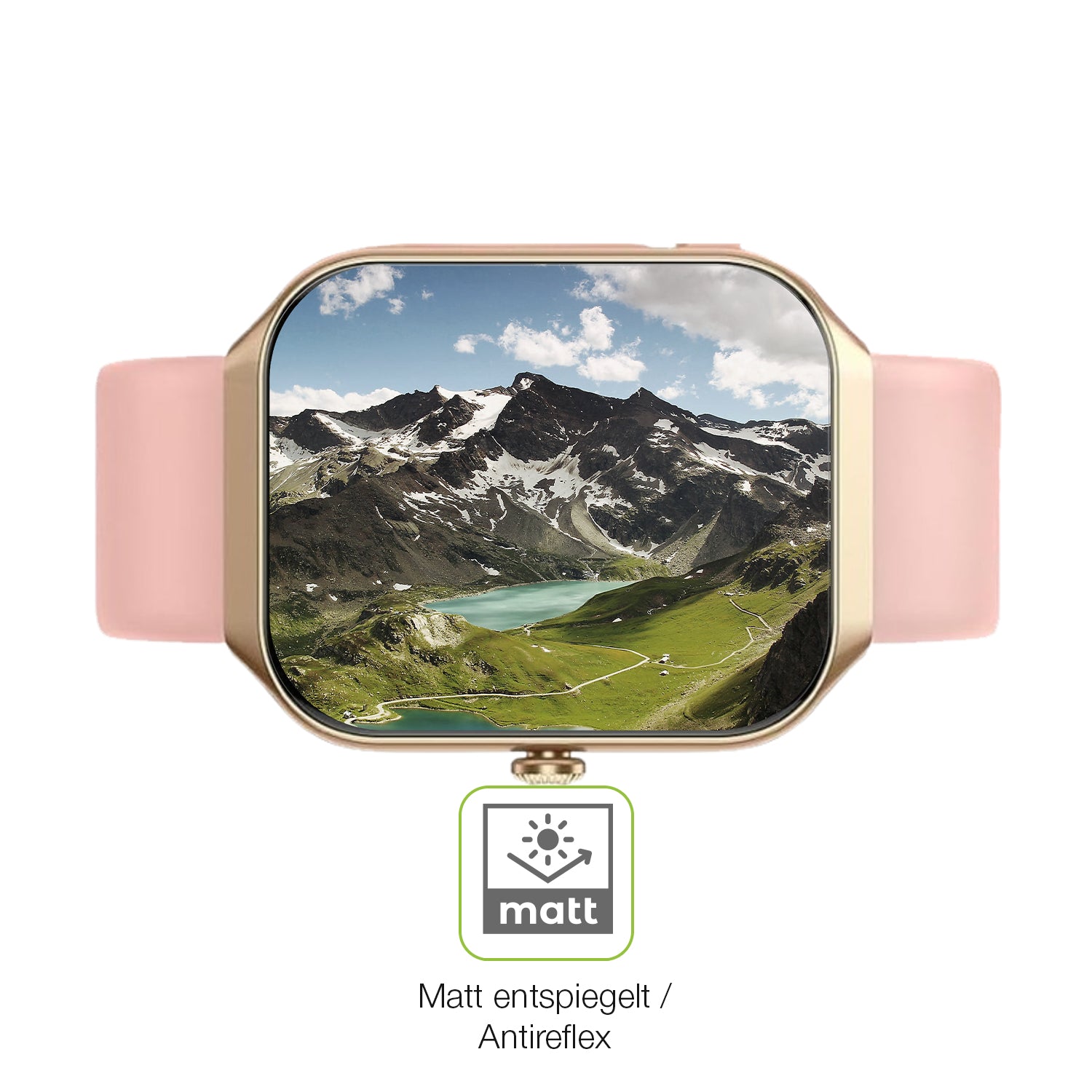 Flexible TPU-Folie passend zugeschnitten für Walkbee Smartwatch 1.96 Zoll, vollständige Abdeckung