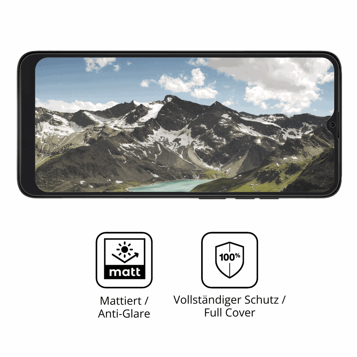 Flexible TPU-Folie passend zugeschnitten für XGODY X36, vollständige Abdeckung