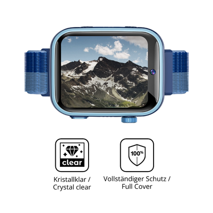 Dünne und klare Folie passend zugeschnitten für Aimiuvei T45 Kids Smartwatch 1.83 Zoll