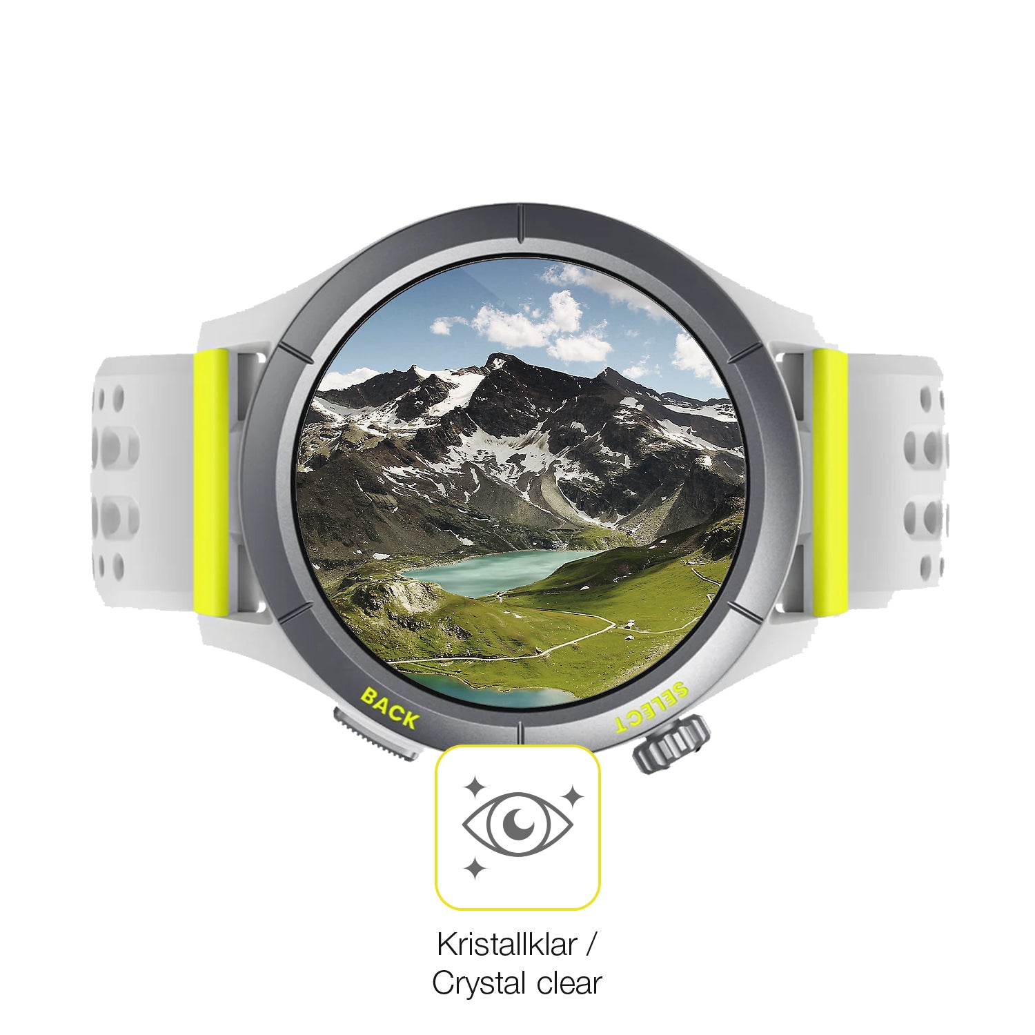 Dünne und klare Folie passend zugeschnitten für Amazfit Cheetah round