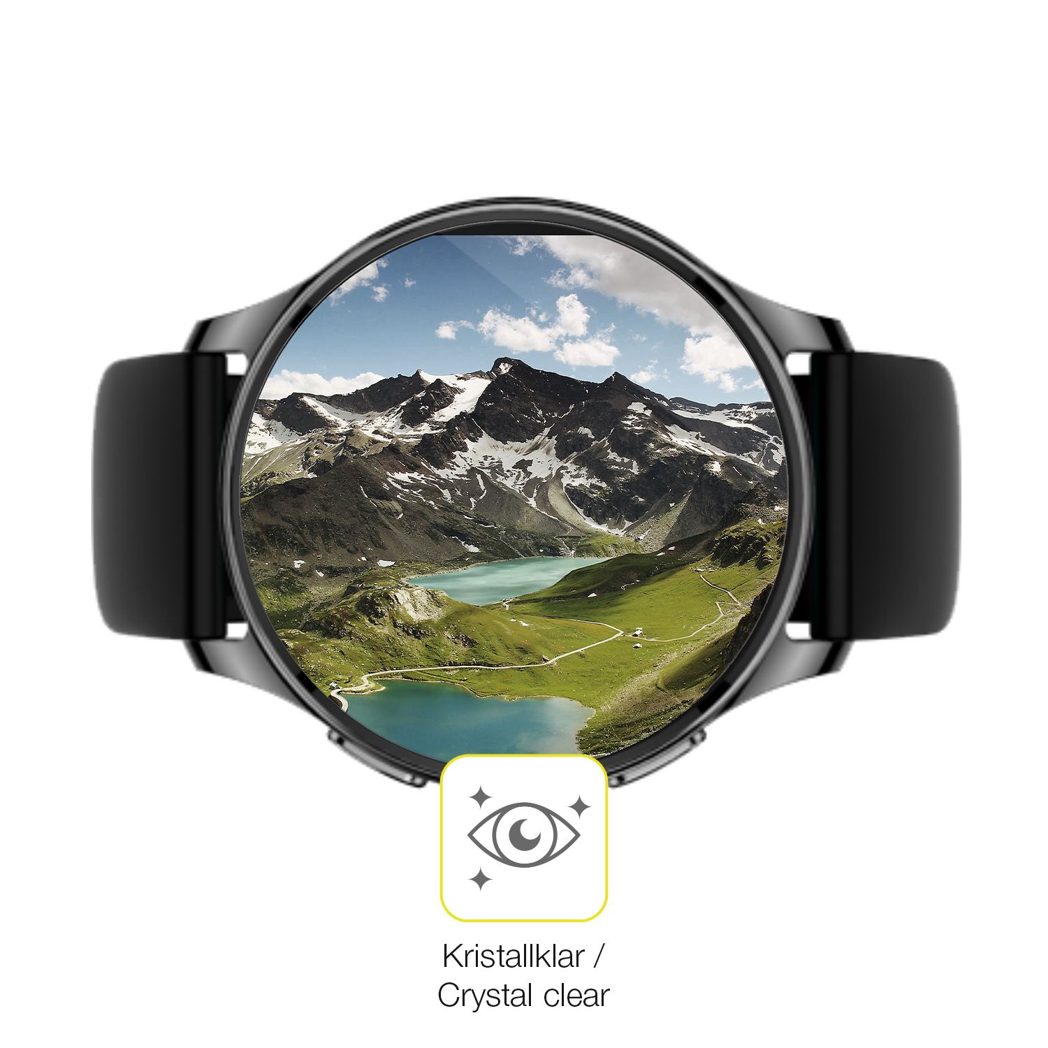 Dünne und klare Folie passend zugeschnitten für Amazfit Pop 3r