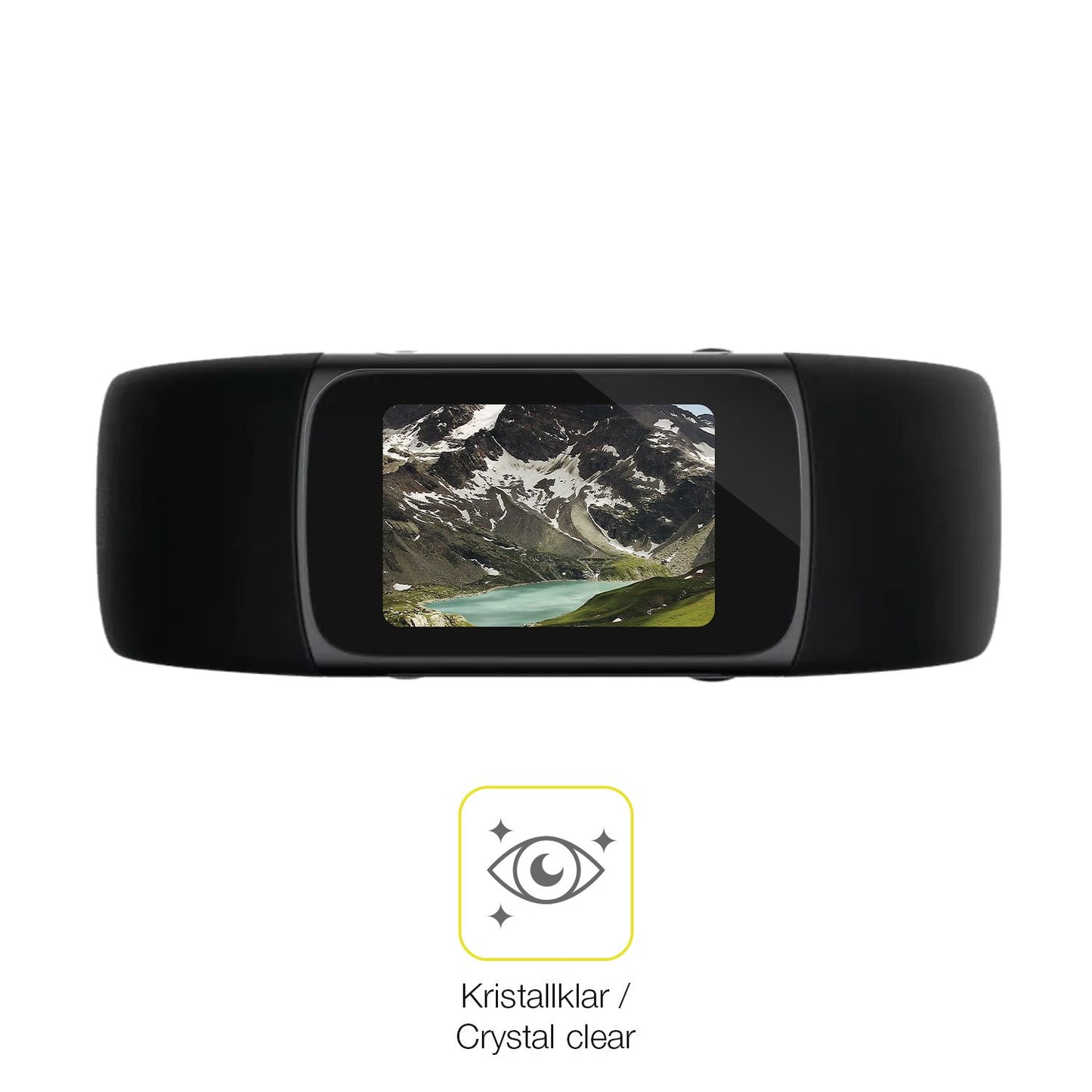 Dünne und klare Folie passend zugeschnitten für Fitbit Charge 6