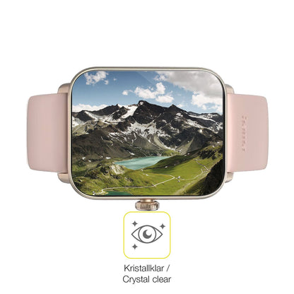 Dünne und klare Folie passend zugeschnitten für Hama Smartwatch 6010