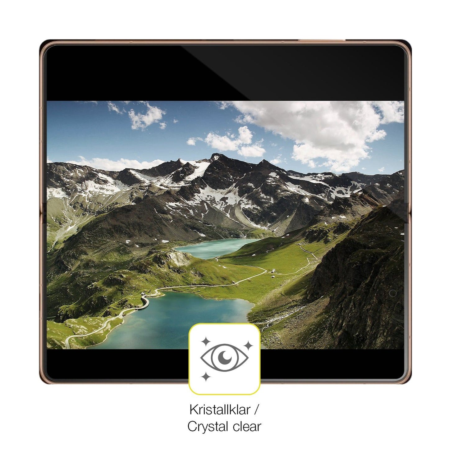 Dünne und klare Folie passend zugeschnitten für Honor Magic V3 (Innenseite)