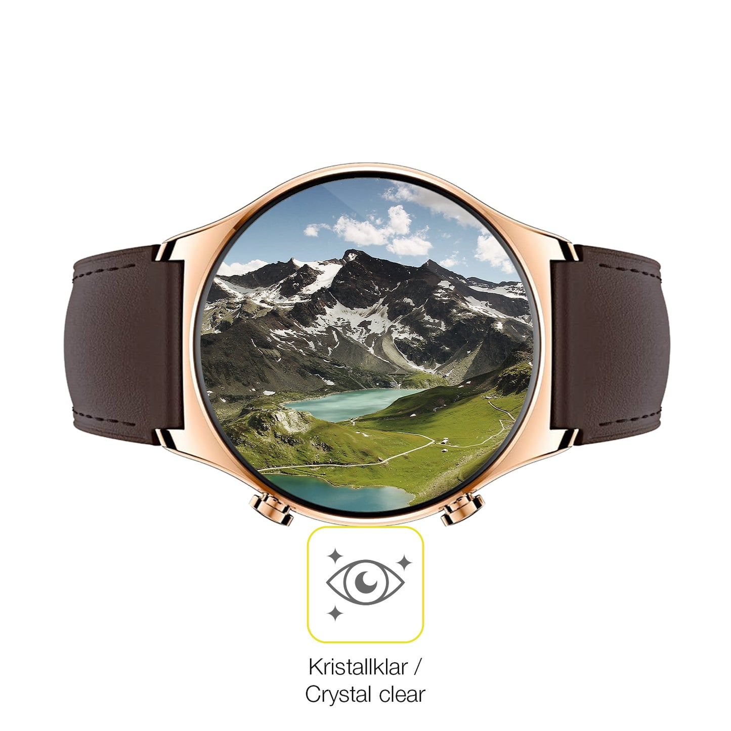 Dünne und klare Folie passend zugeschnitten für Honor Watch GS 3