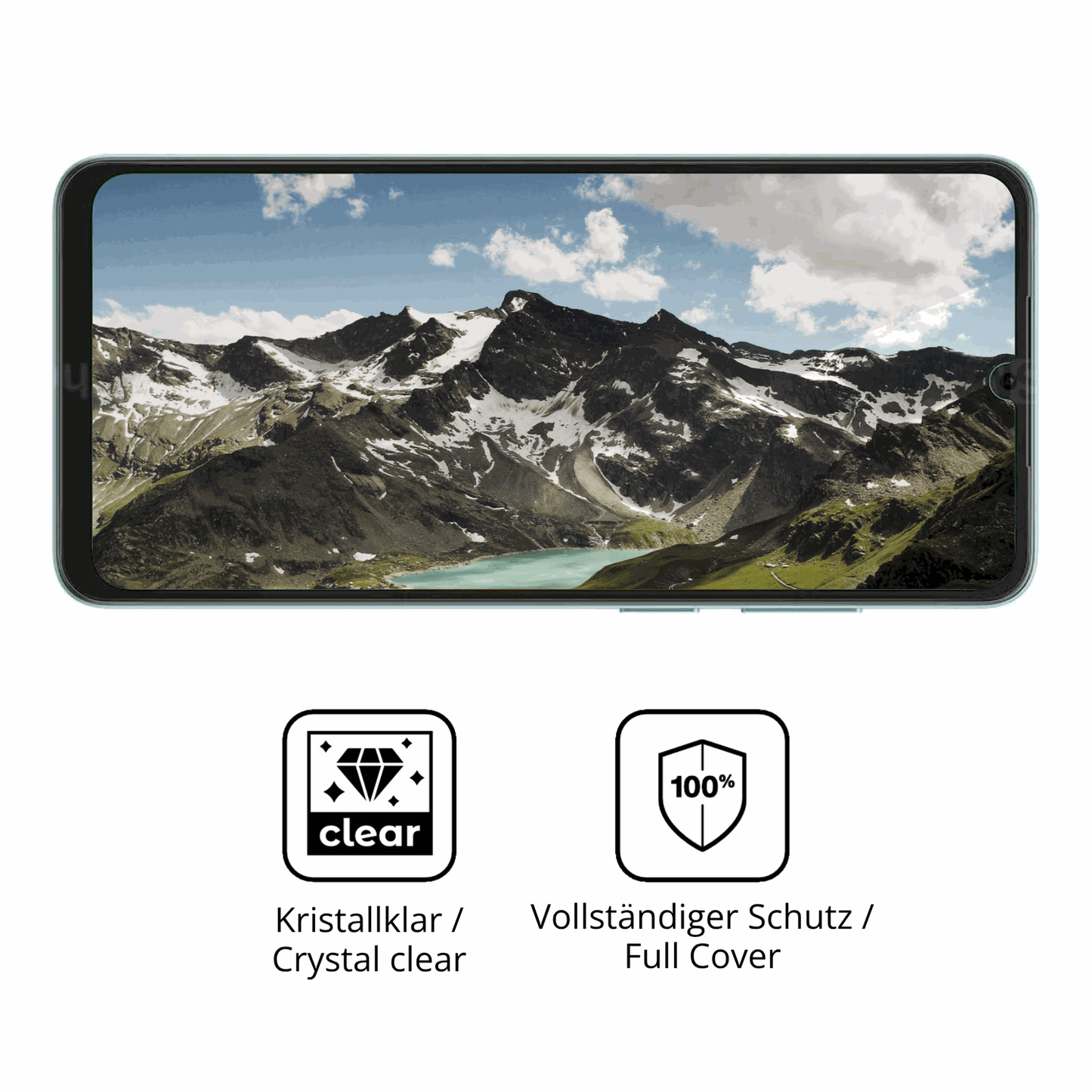 Dünne und klare Folie passend zugeschnitten für Honor X6d 5G