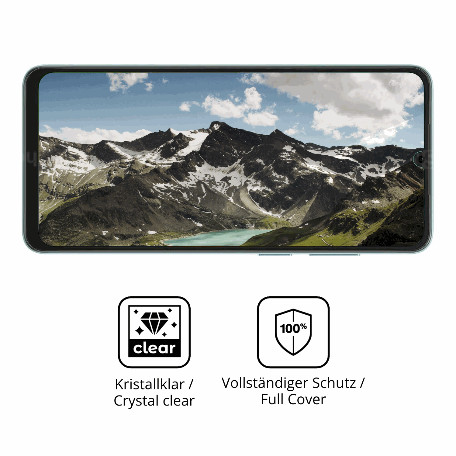 Dünne und klare Folie passend zugeschnitten für Honor X6d 5G