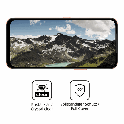 Dünne und klare Folie passend zugeschnitten für Honor X7e