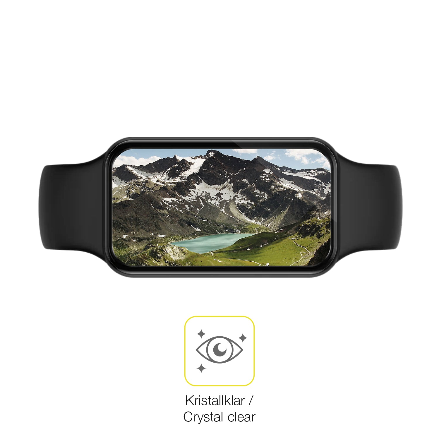 Dünne und klare Folie passend zugeschnitten für Huami Amazfit Band 7