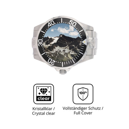 Dünne und klare Folie passend zugeschnitten für Invicta Grand Diver 47 mm