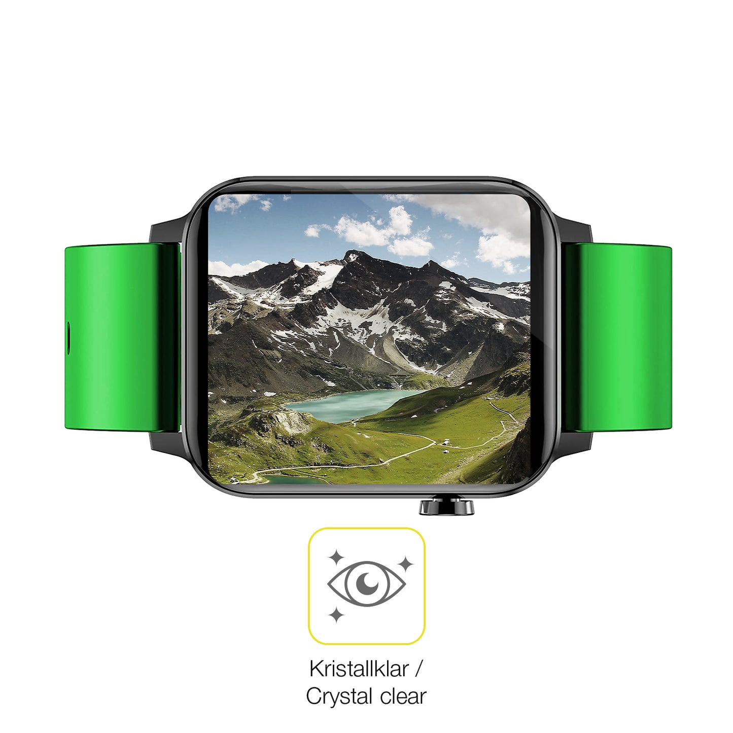 Dünne und klare Folie passend zugeschnitten für Judneer 1,4 Zoll Smartwatch