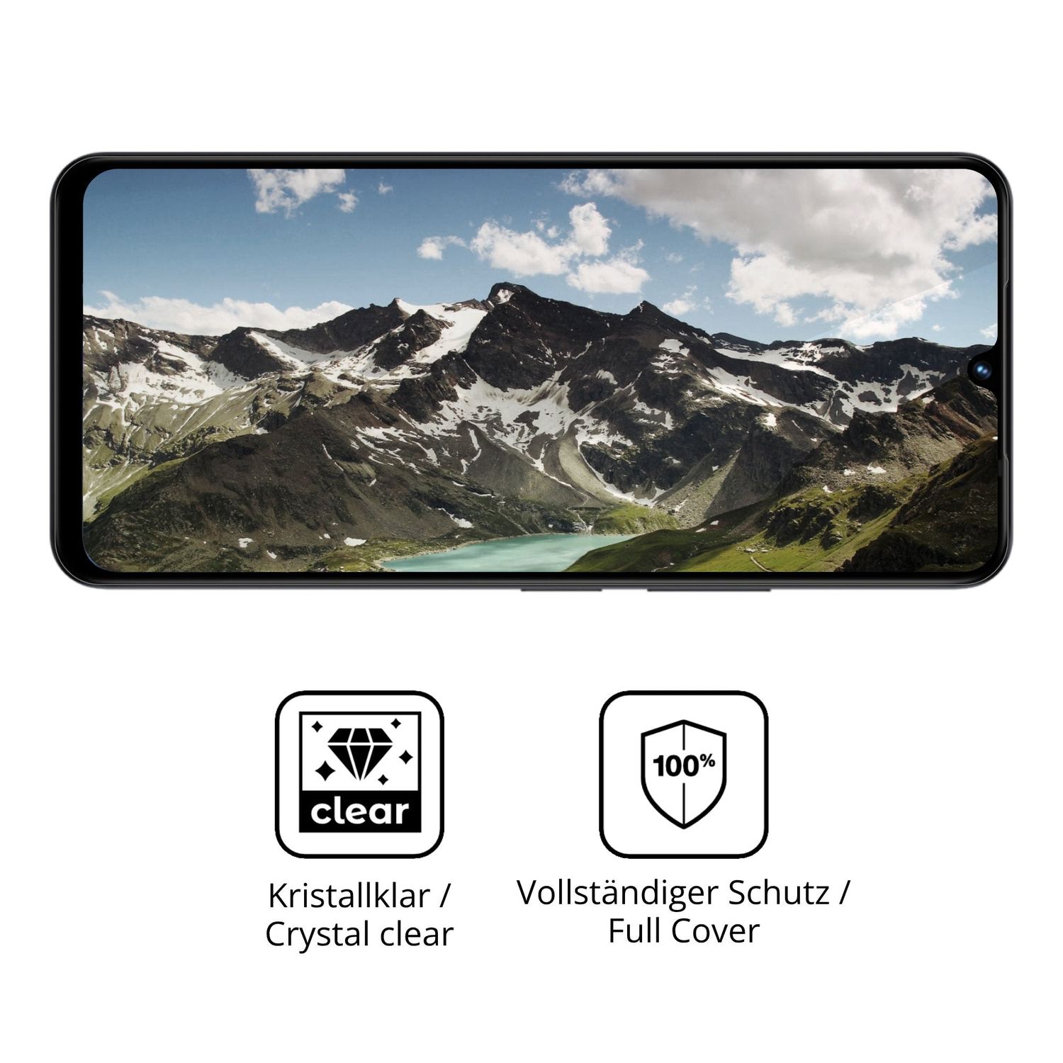 Dünne und klare Folie passend zugeschnitten für Logicom Vision X3 Max